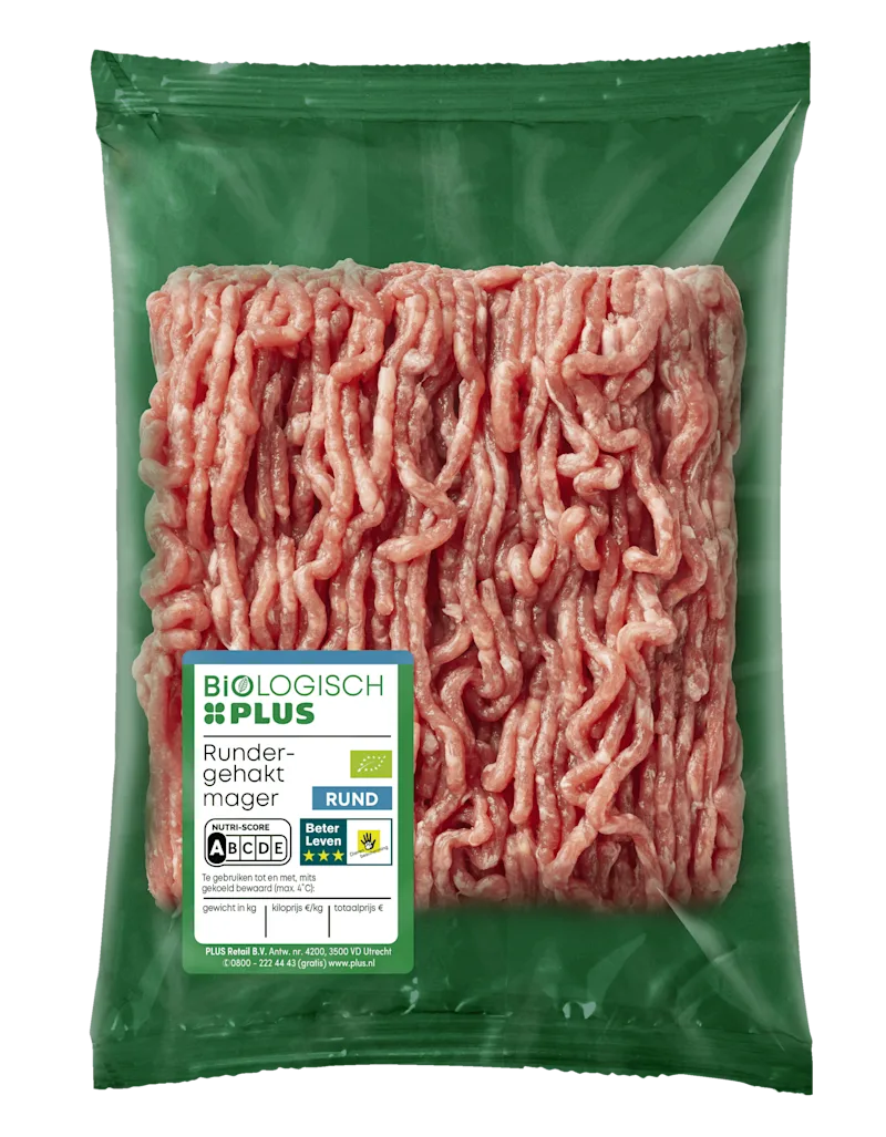Biologisch PLUS Rundergehakt mager