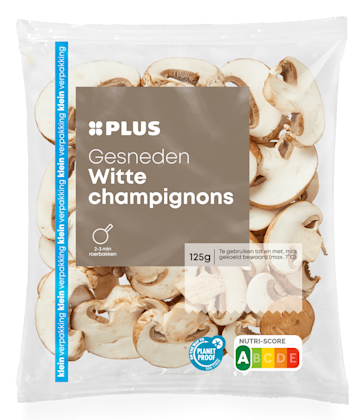 Kastanjechampignons gesneden