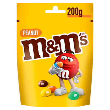 Pinda chocolade snoepjes zak