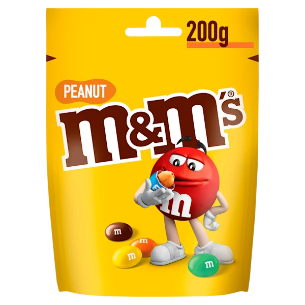 M&M'S Pinda chocolade snoepjes zak