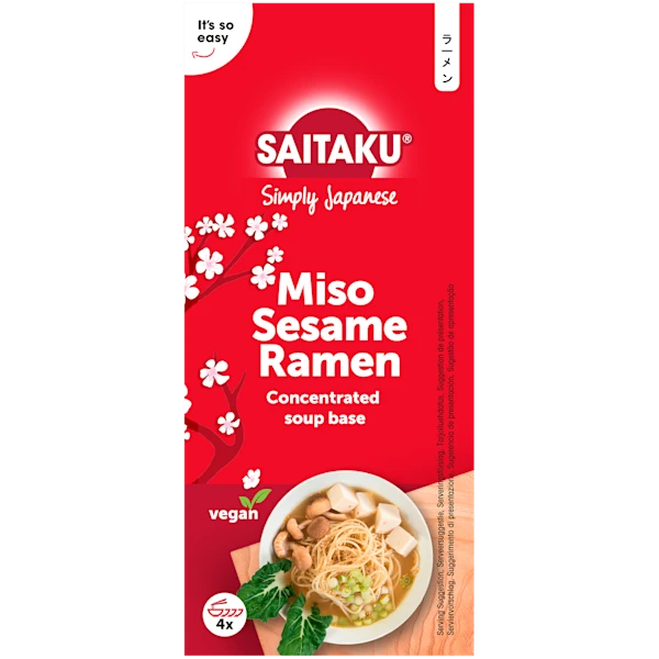 Saitaku Miso sesame ramen 4x 50 gram