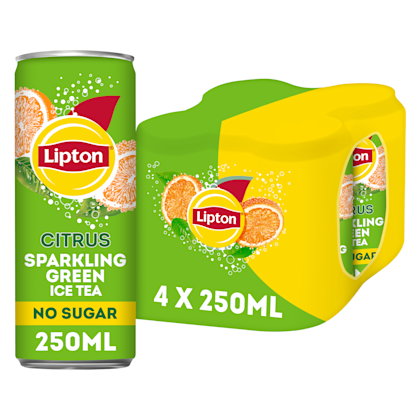 Ice tea sparkling green citrus zero