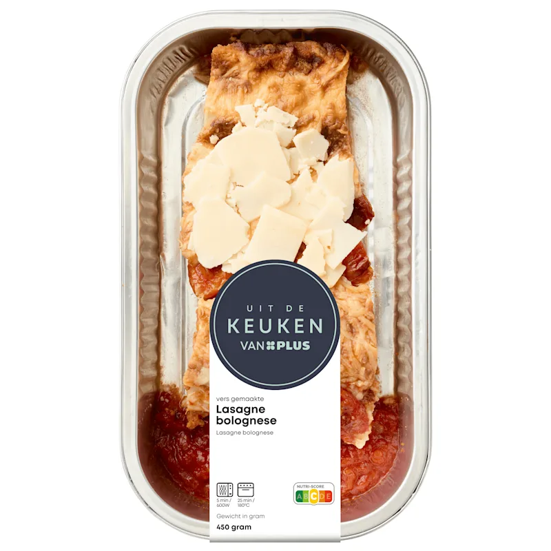 Uit de keuken van PLUS Lasagne