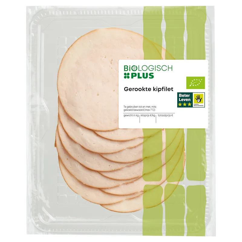 Biologisch PLUS Gerookte Kipfilet