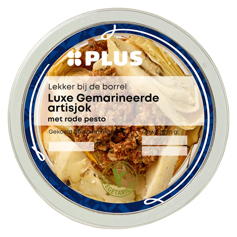 PLUS Luxe Gemarineerde Artisjok rode pesto