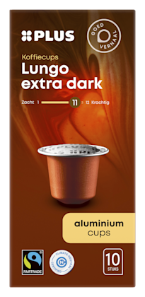 Koffiecups Lungo extra dark sterkte 11