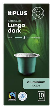 Koffiecups Lungo dark sterkte 8