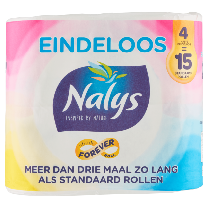 Toiletpapier Eindeloos 4=15