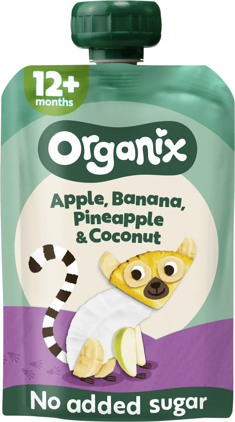 Organix Knijpfruit 12+ banana coconut