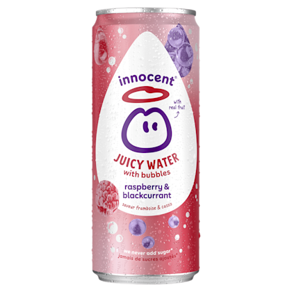 Juicy water with bubbles raspberry - PLUS
