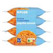 PLUS Maiswafels Paprika Per Set 104 G