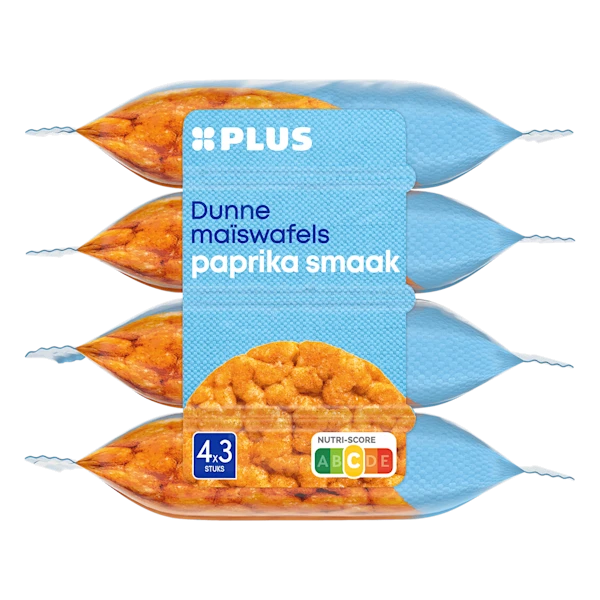 PLUS Maiswafels Paprika