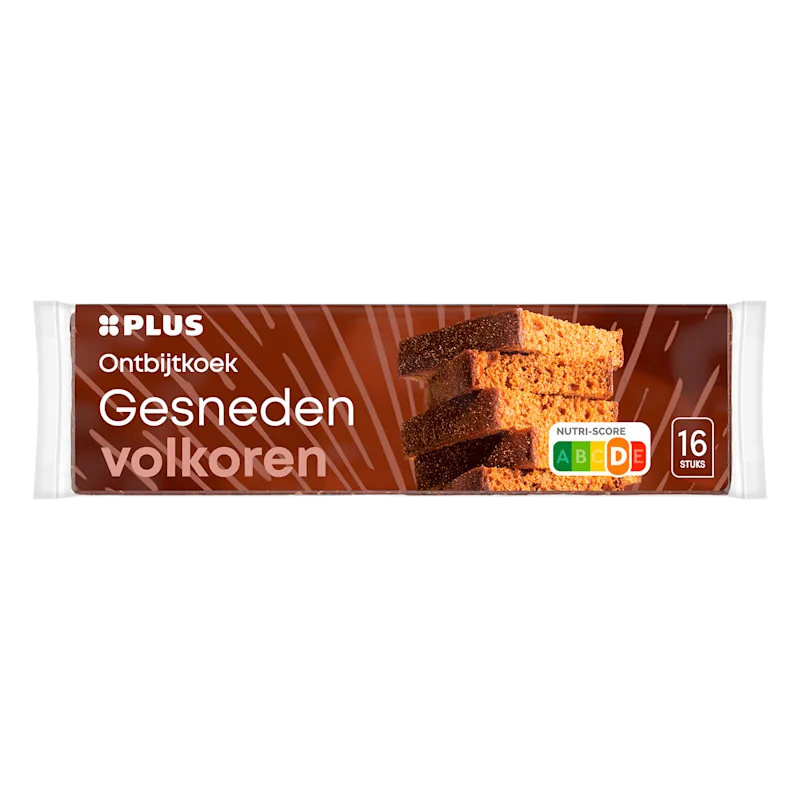 PLUS Ontbijtkoek Volkoren gesneden