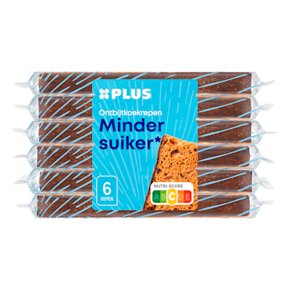 Ontbijtkoekrepen Minder suiker 6 pack
