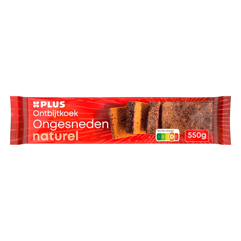 PLUS Ontbijtkoek Naturel ongesneden
