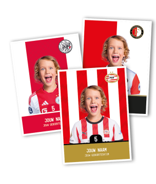 Eigen voetbalplaatje