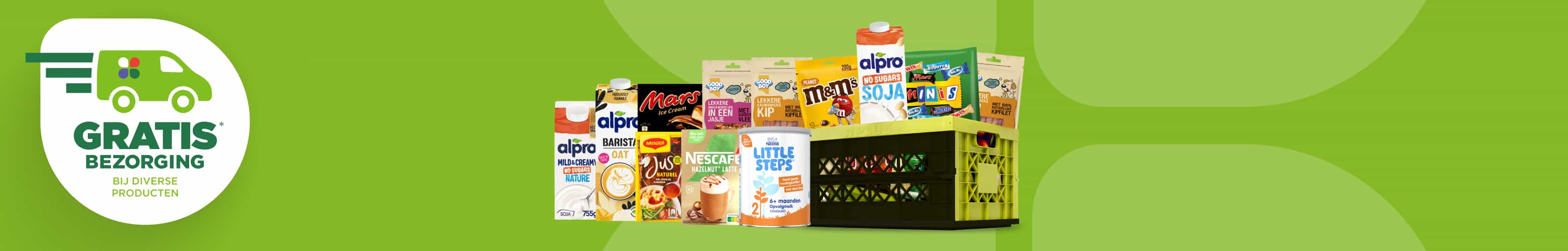 Gratis bezorging op verschillende producten