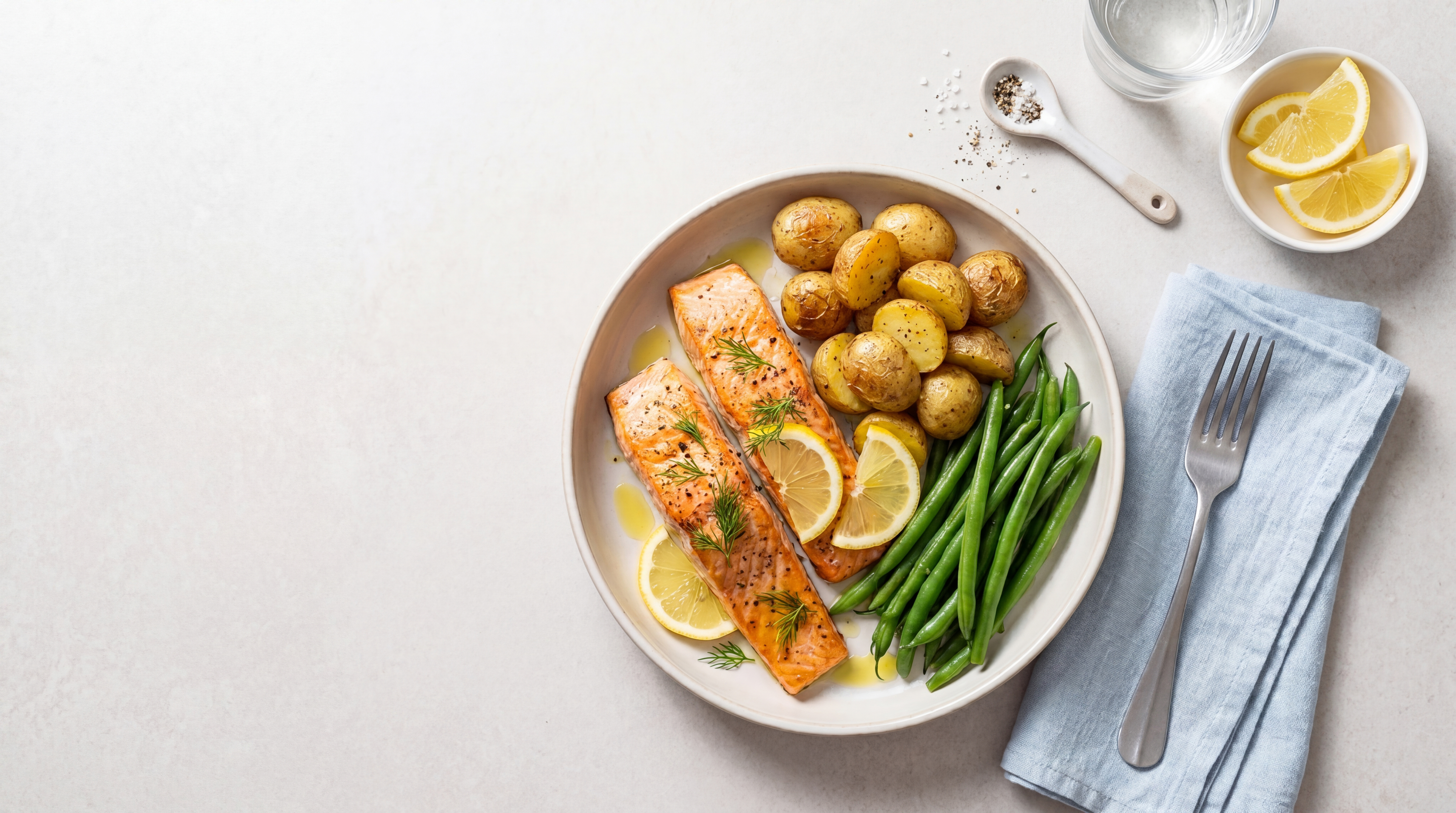 Snelle zalm uit de airfryer