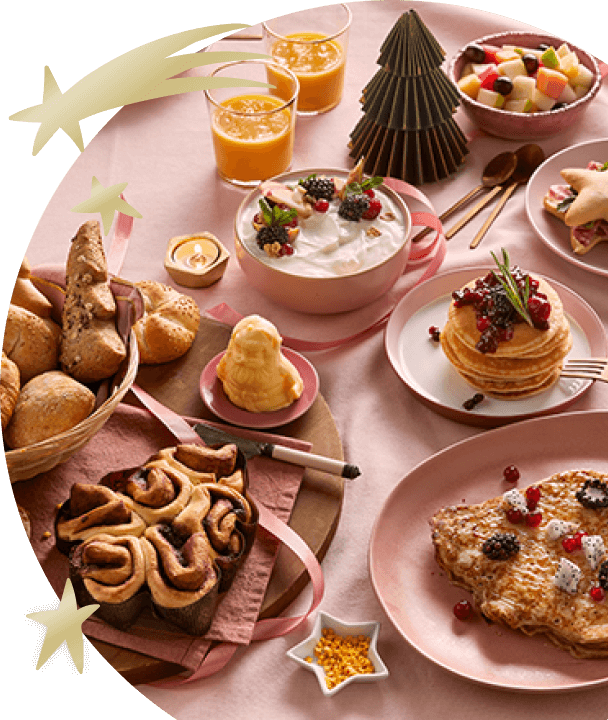 Kerstontbijt van PLUS