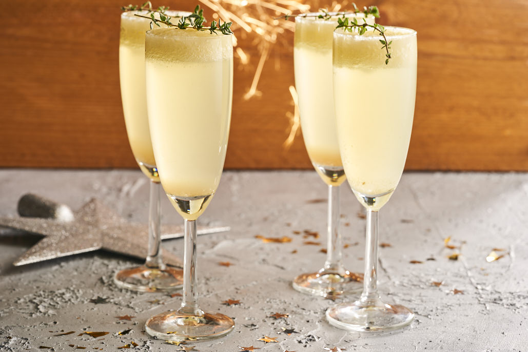 Cavacocktail met peer en tijm