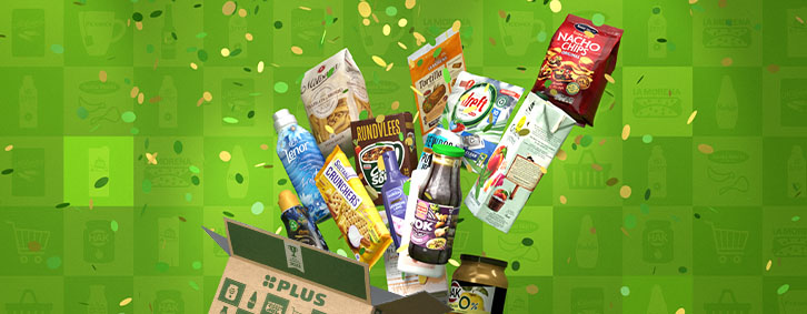 Alle boodschappen uit het PLUS boodschappenpakket