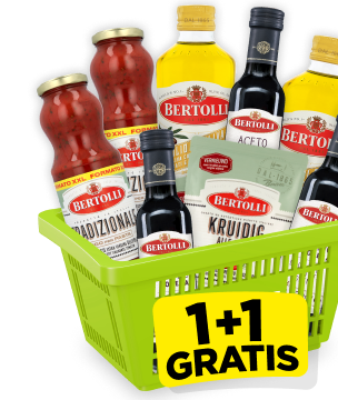 Bertolli, 1+1 GRATIS.