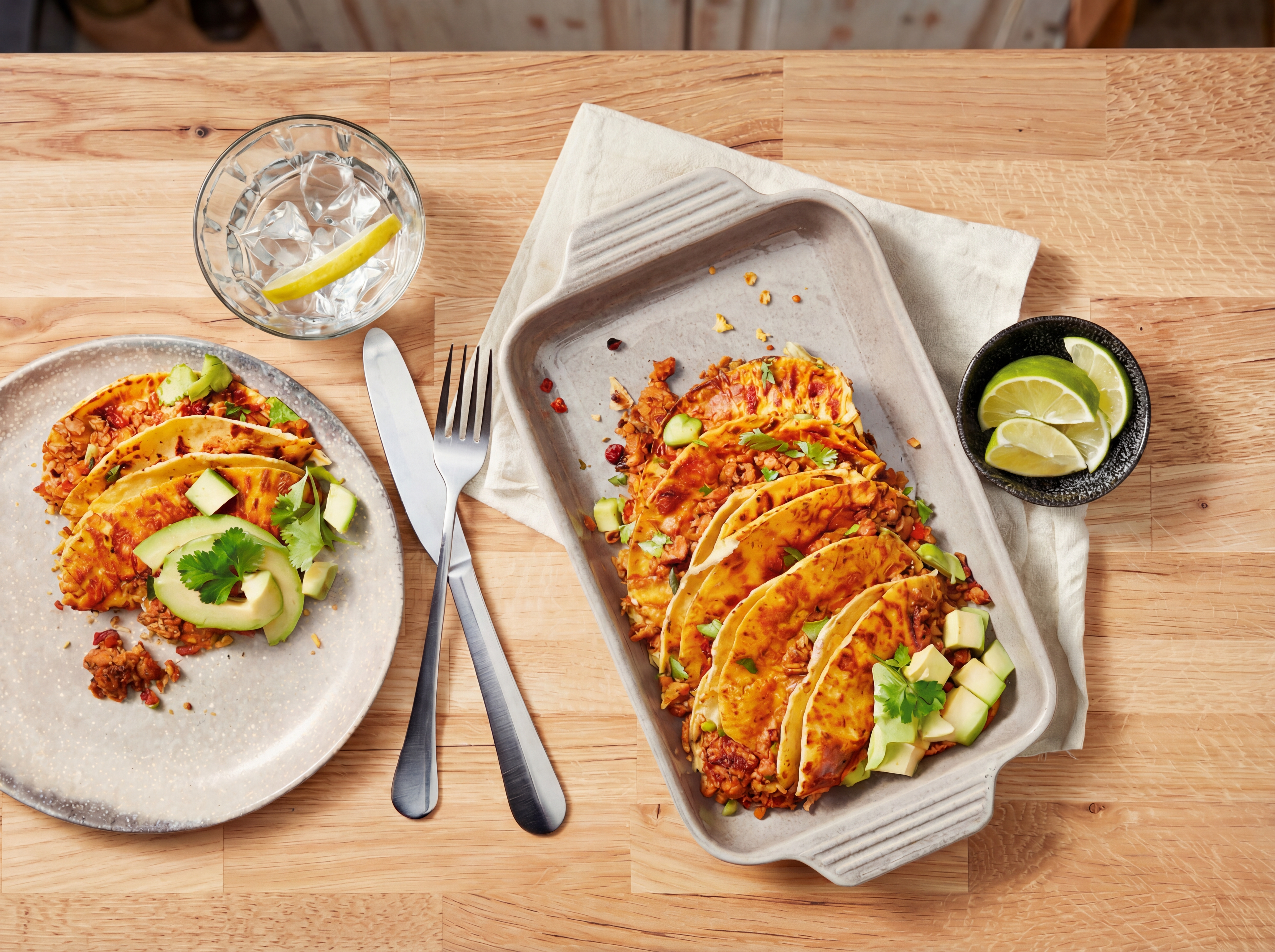 Vegan taco ovenschotel