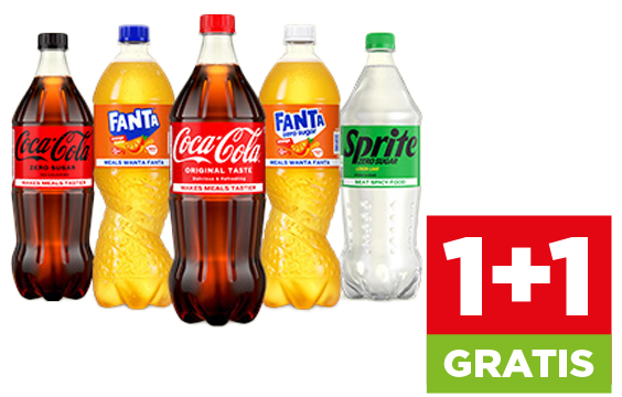 Coca Cola, 1+1 gratis