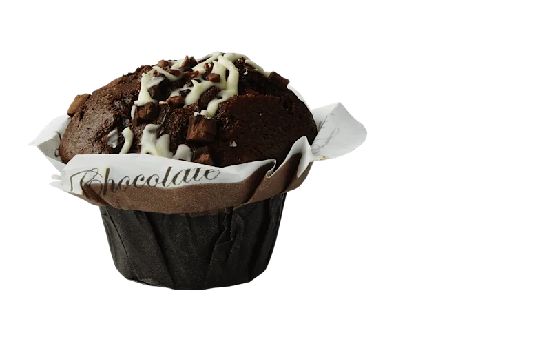 PLUS Triple Chocolate Muffin Fairtrade