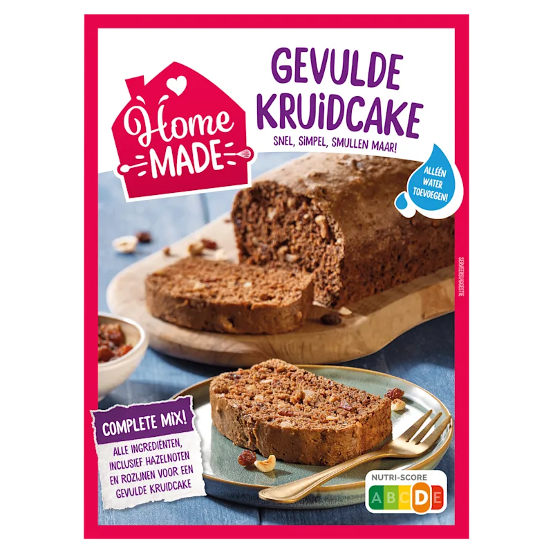 Homemade Kruidcakemix gevuld