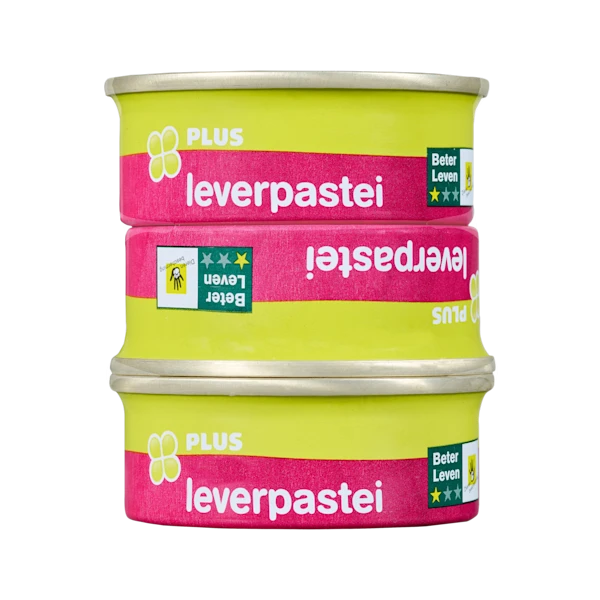 PLUS Leverpastei 3-pack