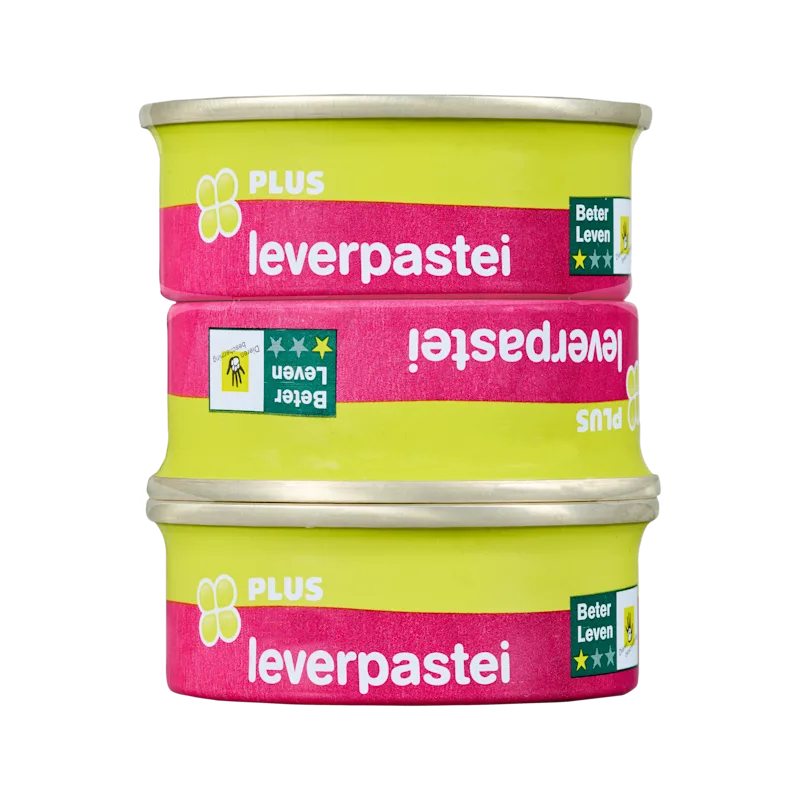 PLUS Leverpastei 3-pack