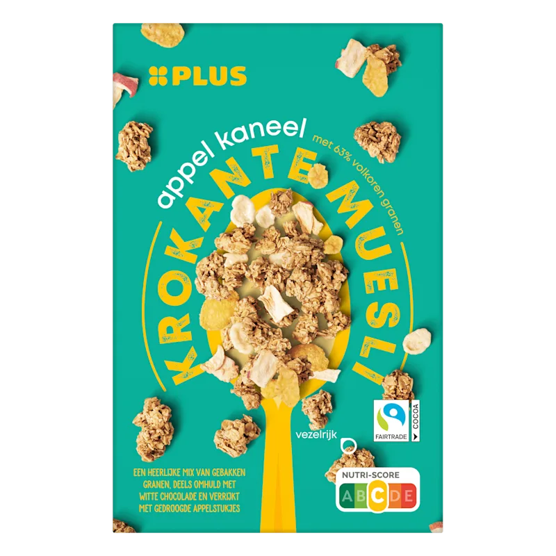 PLUS Krokante muesli appel kaneel