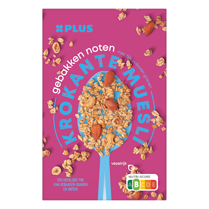 Krokante muesli gebakken noten