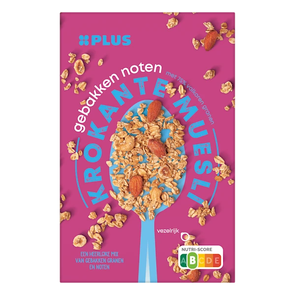 PLUS Krokante muesli gebakken noten