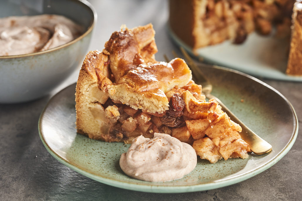 Appeltaart met kaneelkwark
