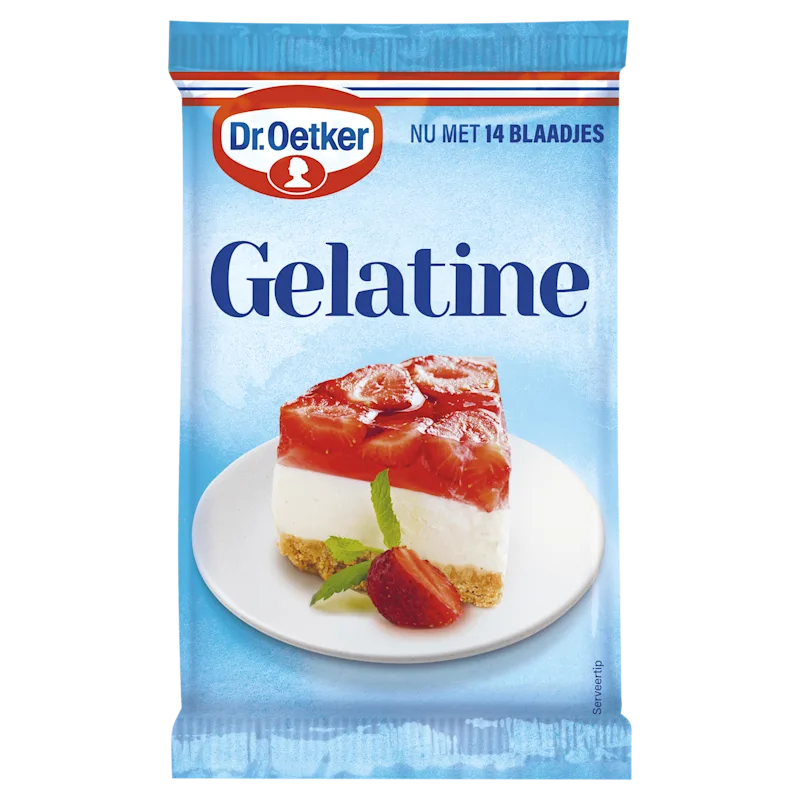 Dr. Oetker Bladgelatine 14 blaadjes