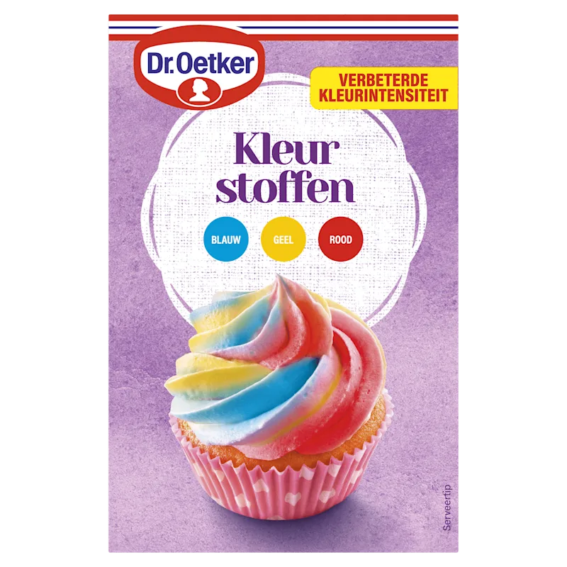 Dr. Oetker Kleurstoffen taart versiering