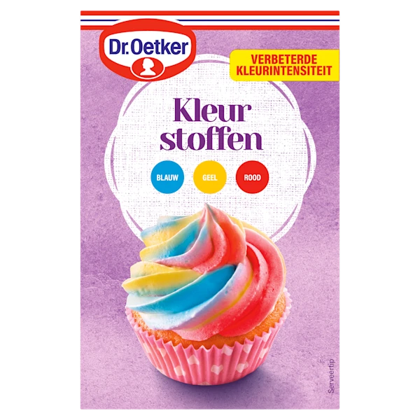 Dr. Oetker Kleurstoffen taart versiering