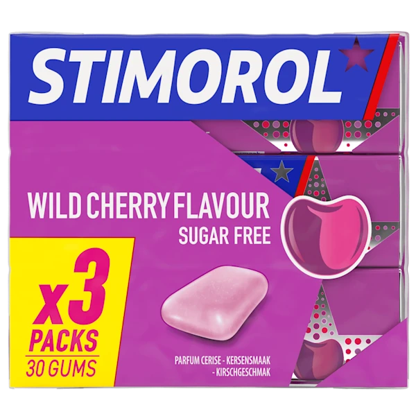 Stimorol Wild cherry 3-pack