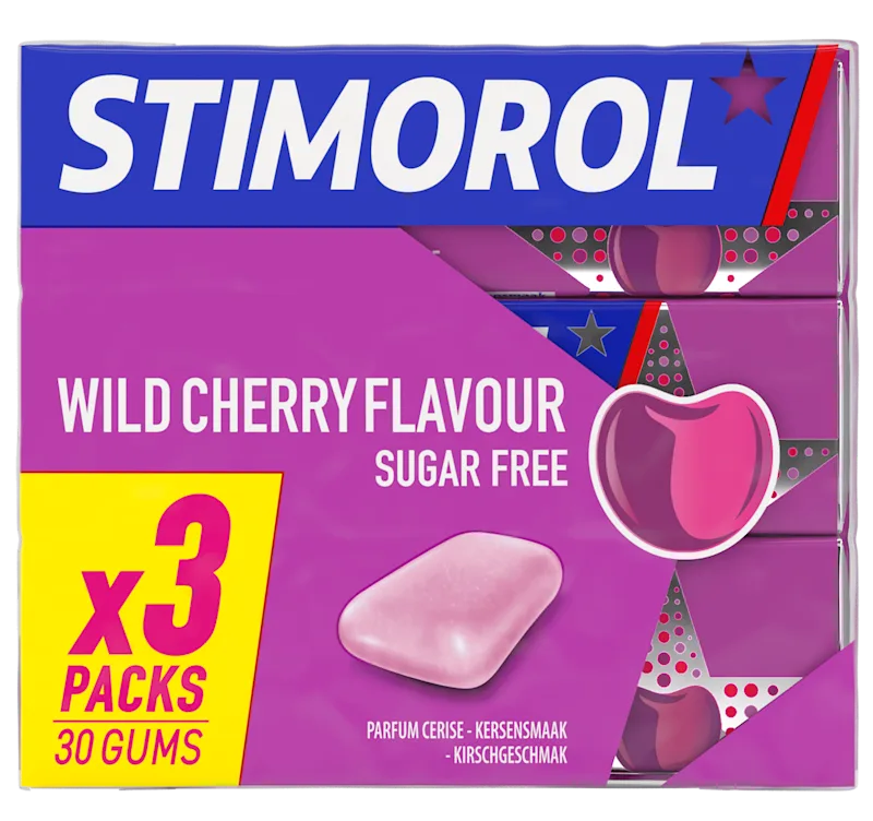Stimorol Wild cherry 3-pack