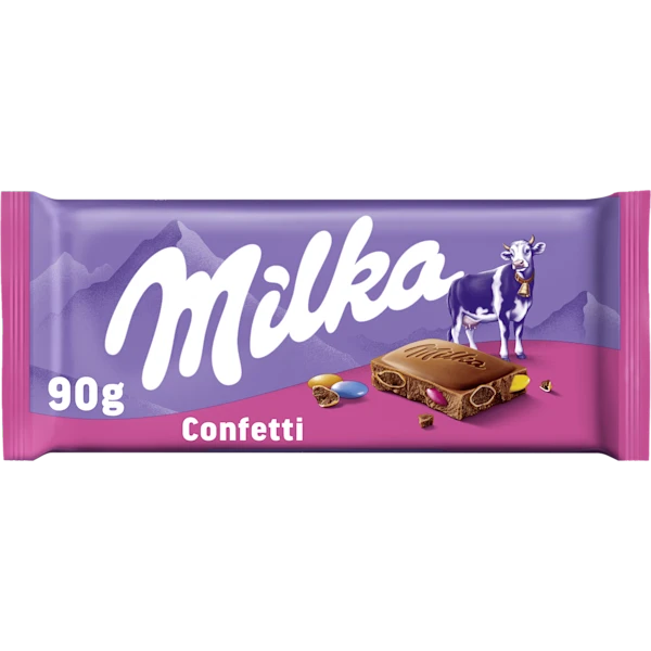 Milka Chocoladereep Confetti