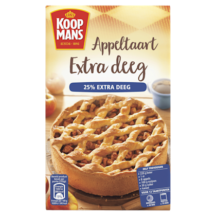 Appeltaart extra deeg bakmix - PLUS
