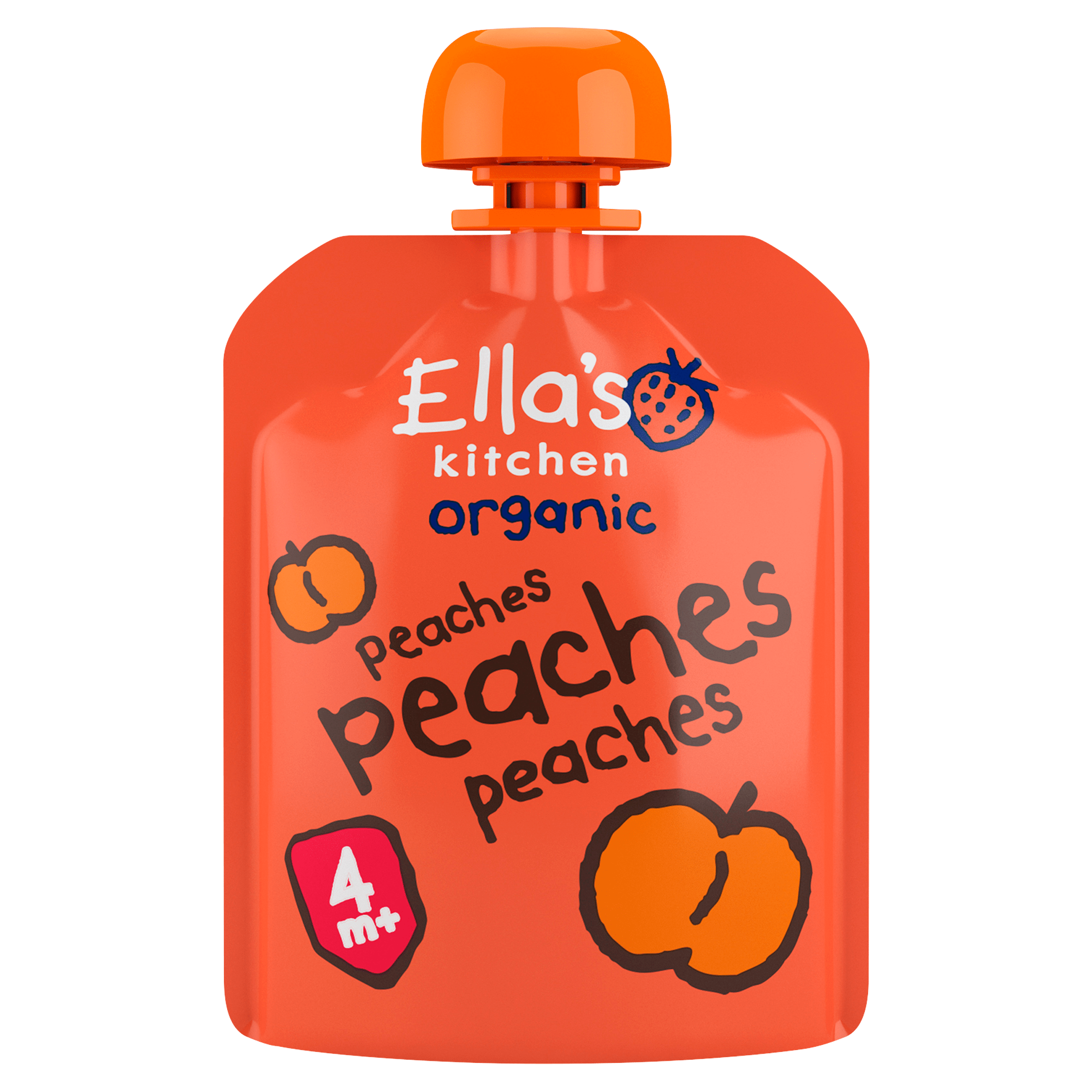 Ella's Kitchen Peaches 4+ knijpzakje bio Per Stazak 70 g