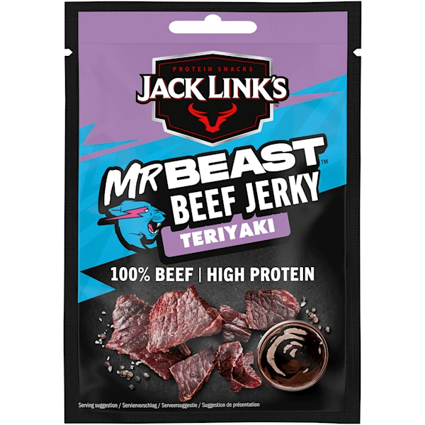 Jack Link's Mr Beast Beef Jerky Teriyaki
