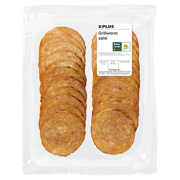 PLUS Grillworst saté