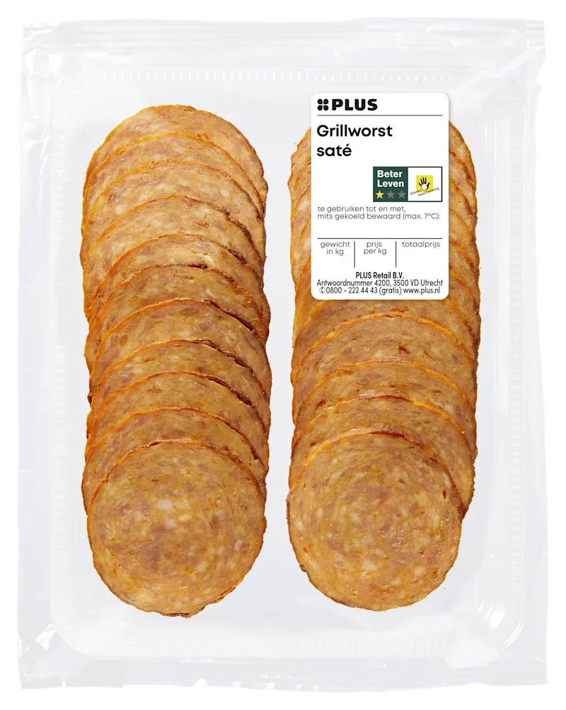 PLUS Grillworst saté