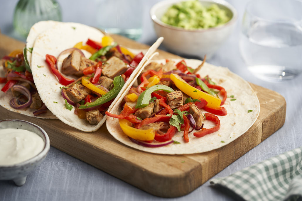 Fajita’s met vegetarische kip