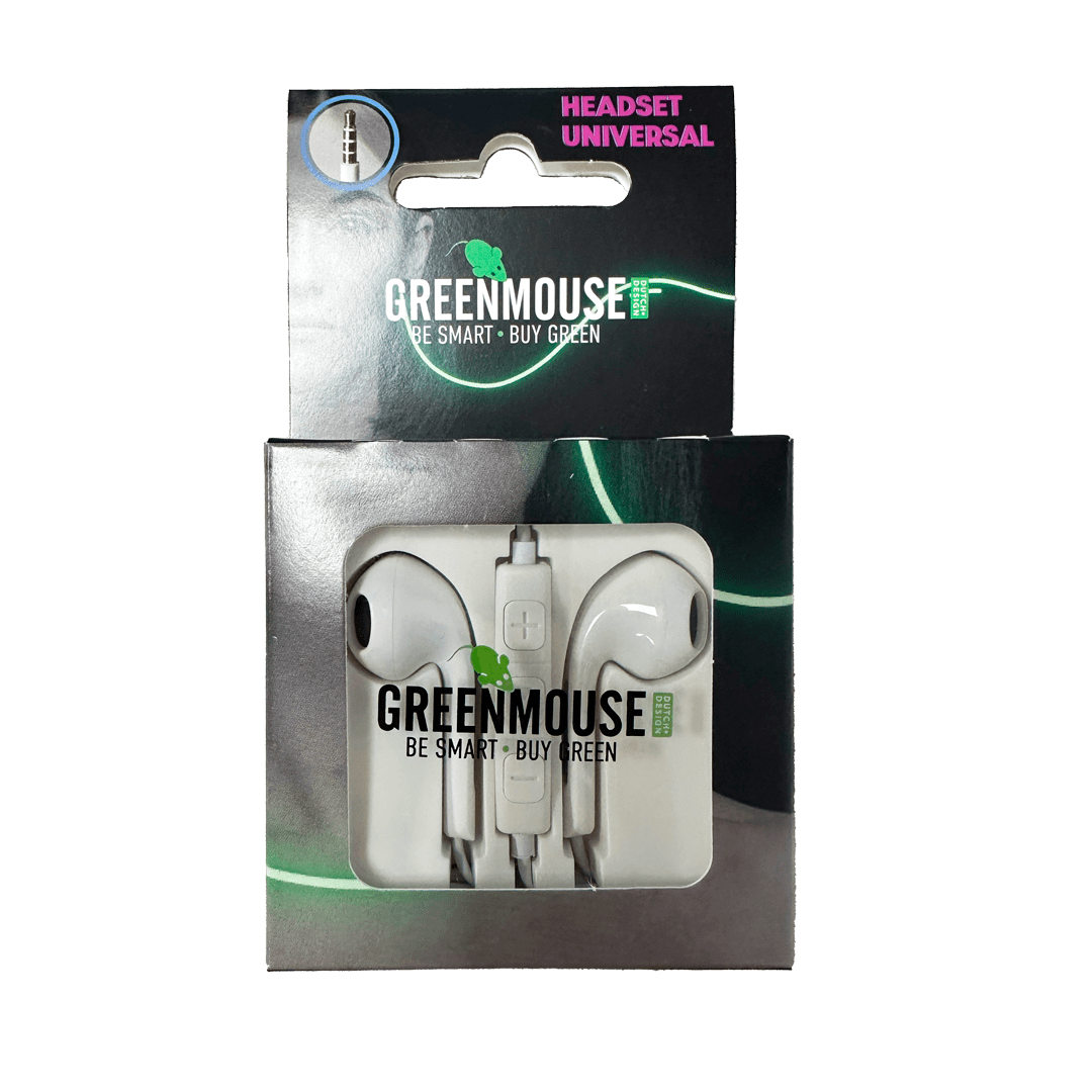 GreenMouse Headset Connection 3.5 Mm Per Wikkel 33 G