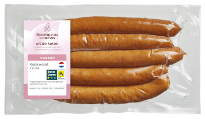 Knakworst 5x40gr - PLUS